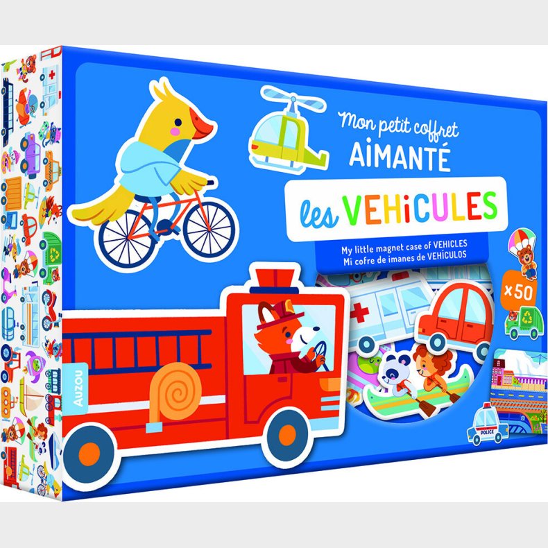 Auzou - Magnetisk Legest - Transportmidler