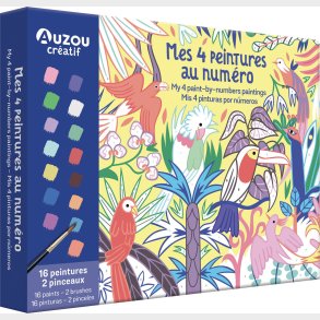 Auzou - Mal Efter Nummer - Den Vilde Natur