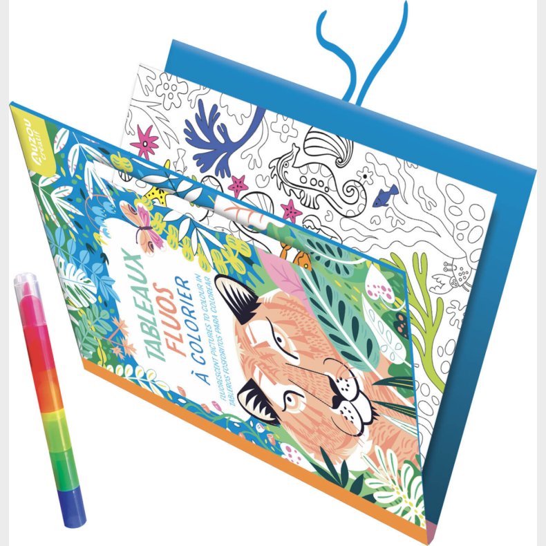 Auzou - Malebog - Neon Motiver - Bog