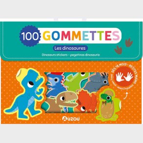 Auzou - Mine Frste Klistermrker - Dinosaurer
