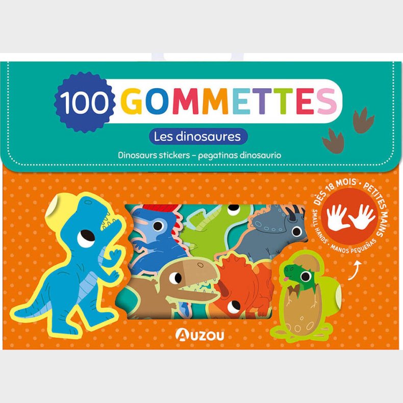 Auzou - Mine F�rste Klisterm�rker - Dinosaurer