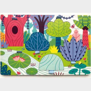 Auzou - Puslespil 6 Brikker - Jungledyr