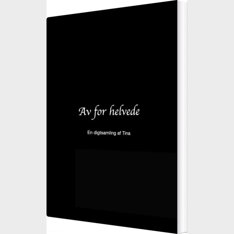 Av For Helvede - Bog