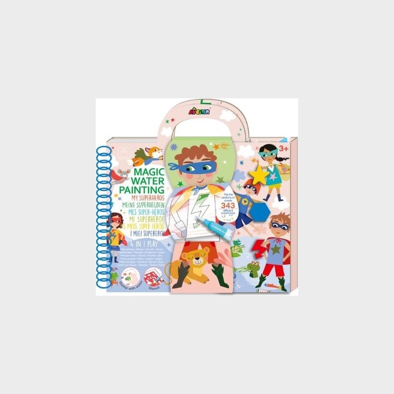 Avenir - Magisk Vandmaleri - Mine Superhelte (58ch231898) - Bog
