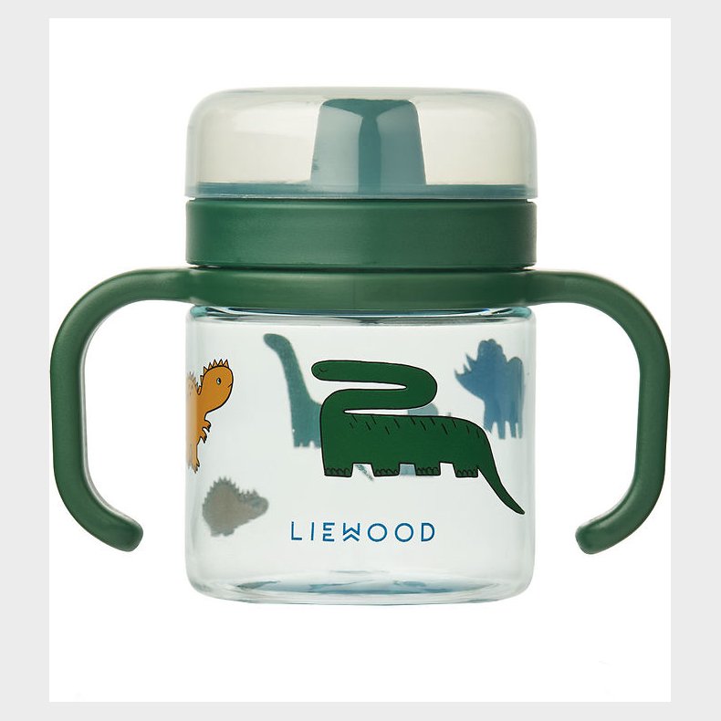 Liewood Kop m. Tud - 280 ml - Dinosaurs/Mist