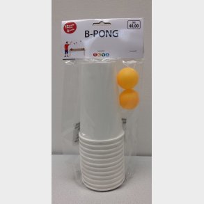 Beer Pong St - 12 Krus + 6 Bolde