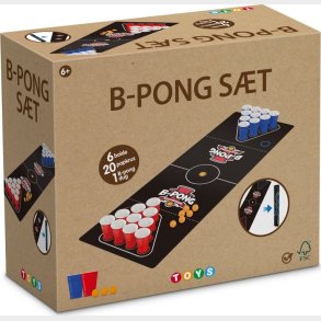 Beer Pong St Med Bolde, Krus Og Dug