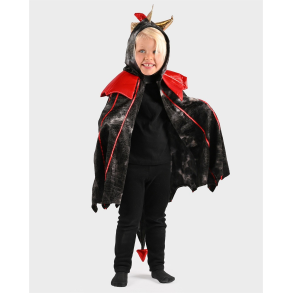 Den Goda Fen | Dragekappe - Sort/Rd, str. 3-8 r