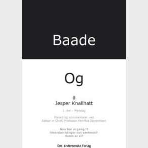 Baade - Og Mandag - Jesper Knallhatt - Bog