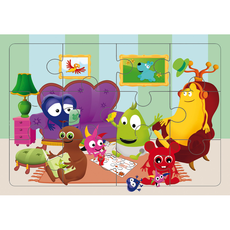 Babblarna puslespil m. 12 brikker - Hverdag