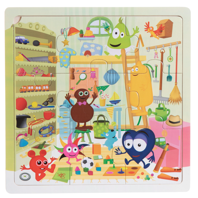 Babblarna puslespil - I Babblarnas butik