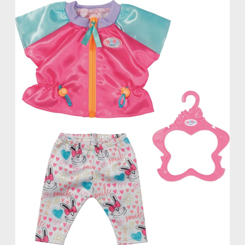 Babyborn T�j - Hverdagsoutfit - Pink - 43 Cm