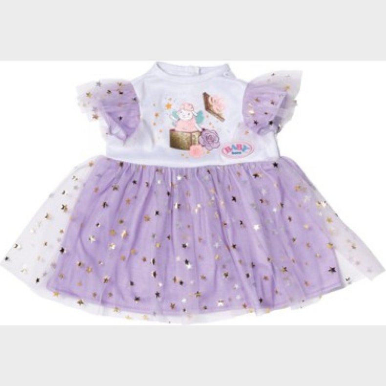 Baby Born - Lilla Kjole Med Tylsk�rt 43 Cm