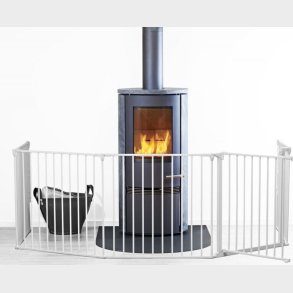 Babydan Br�ndeovnsgitter / Sikkerhedsgitter - Flex Xl - Hvid