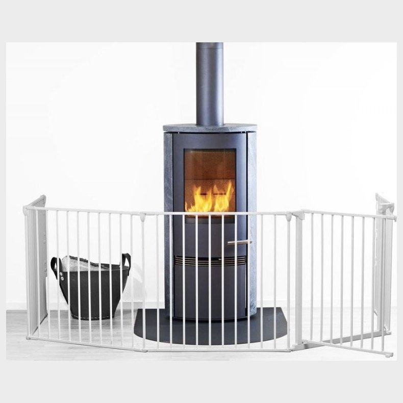 Babydan Br�ndeovnsgitter / Sikkerhedsgitter - Flex Xl - Hvid