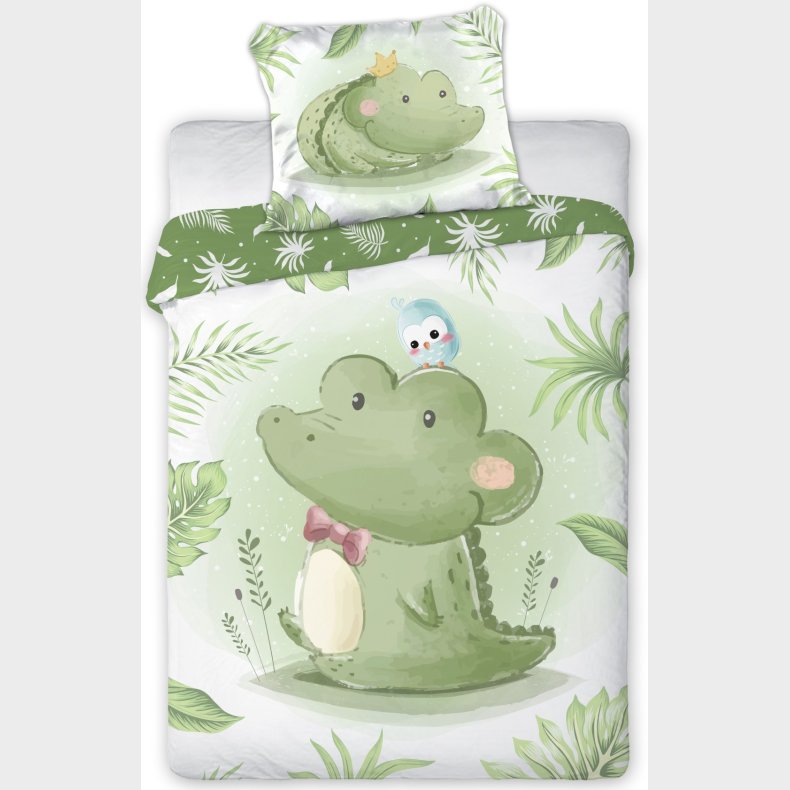 Baby Krokodille Junior Sengetj 100x135 cm - 100 procent bomuld
