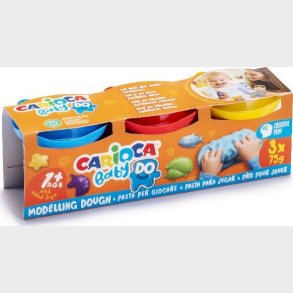 Carioca Baby - Modellervoks - Bl�, R�d Og Gul - 3x75 G