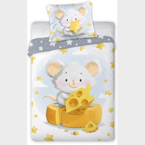 Baby Mus Junior Sengetj 100x135 cm - 100 procent bomuld