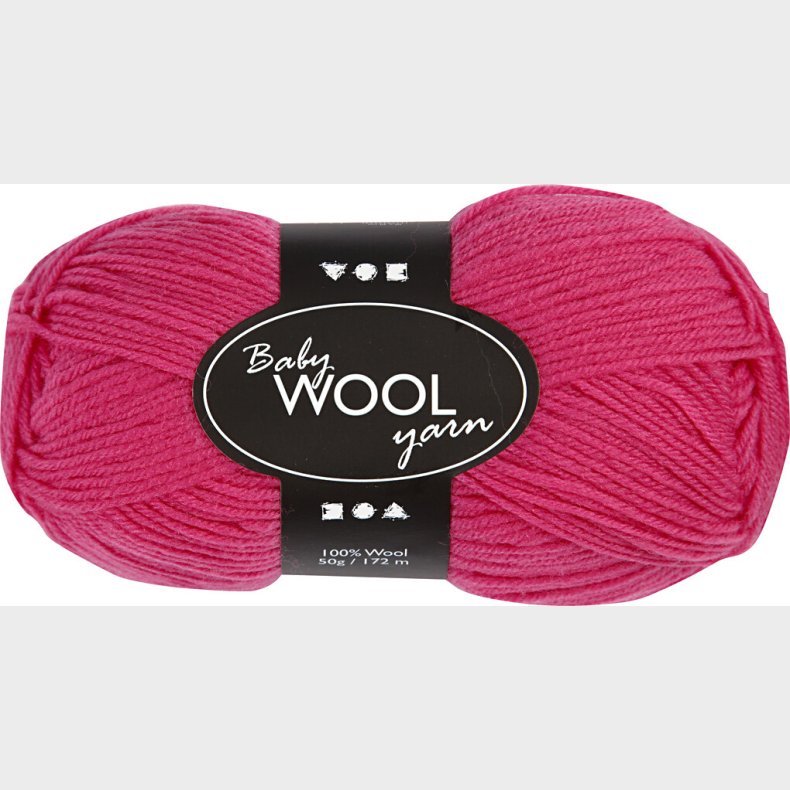 Babygarn - Bldt - L 172 M - Cerise - 50 G