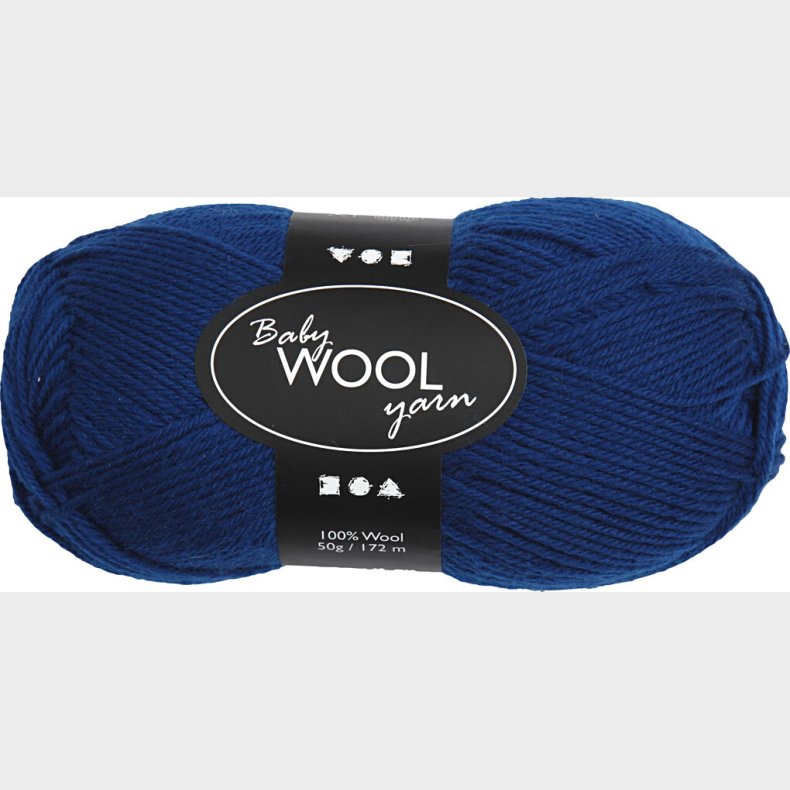 Babygarn - Bldt - L 172 M - Mrk Bl - 50 G