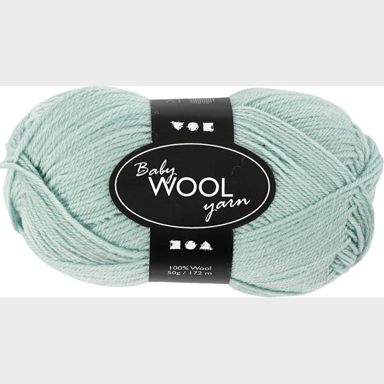 Babygarn - Bldt - L 172 M - Sart Grn - 50 G