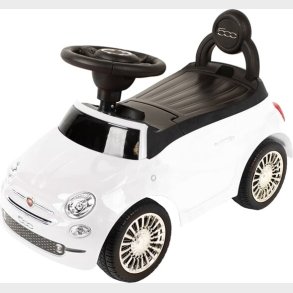 Babytrold - Gbil - Fiat 500 - Hvid
