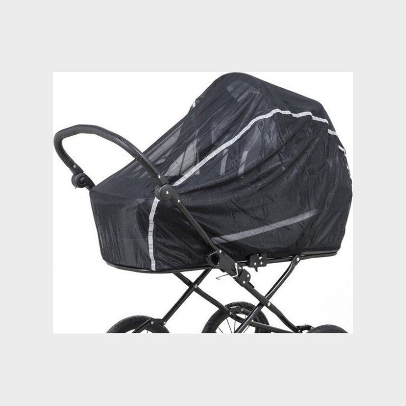 Babytrold - Myggenet Til Barnevogn - Med Refleks