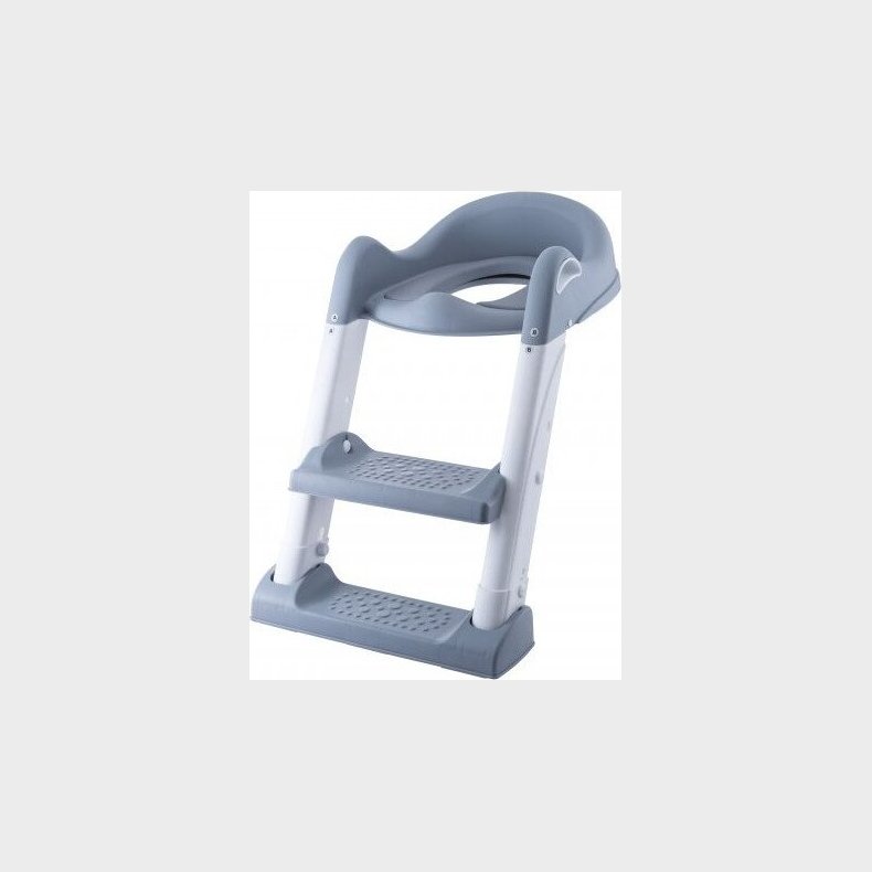 Babytrold - Toilettrner Med Trappe Trin - Hvid Gr