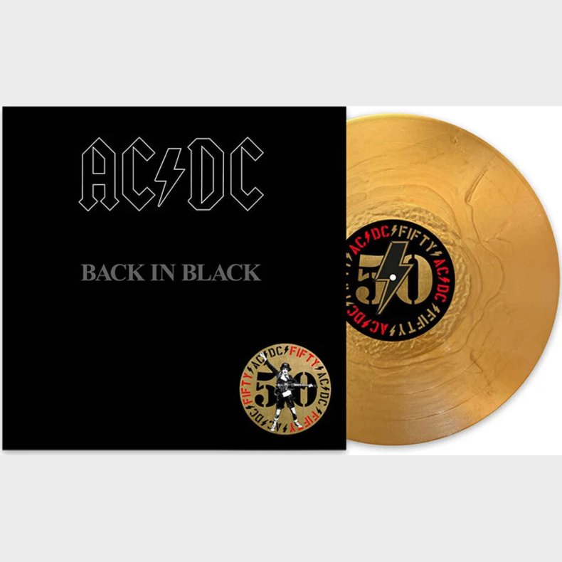 Ac Dc - Back In Black - Limited Gold Metallic Edition - Vinyl Lp