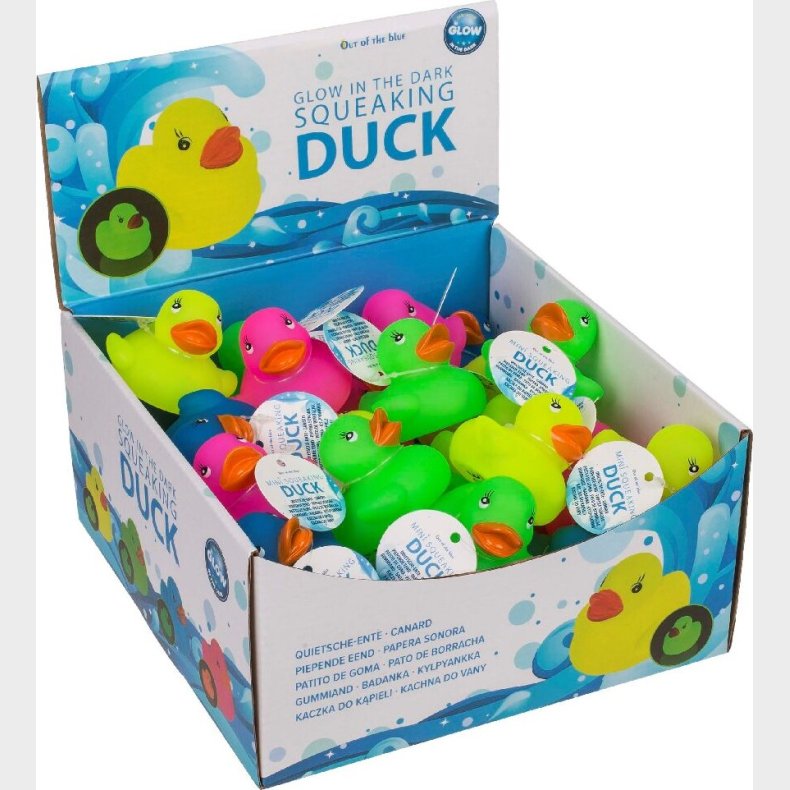 Badeand Med Pibende Lyd - Selvlysende - Overraskelse