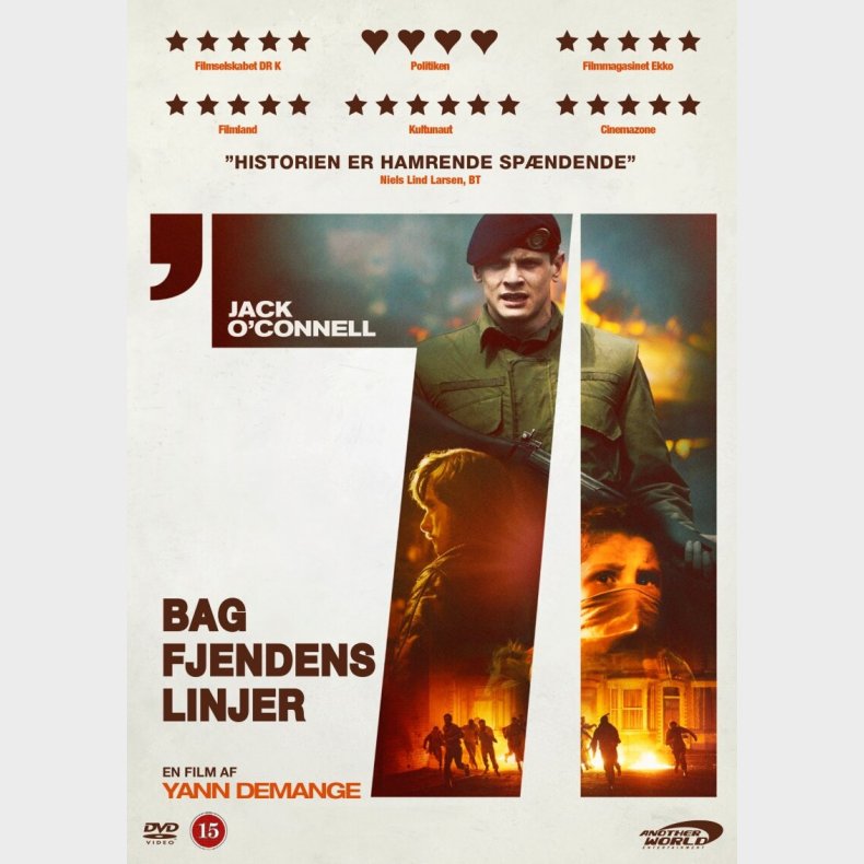 Bag Fjendens Linjer (1971) - DVD - Film