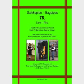 Bagpipes - 76. Slow Airs - Steen Vilhelm Horst - Bog