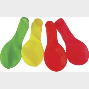 Ballon - Latex - Neonfarver - 23 Cm - 10 Stk - Scanseason