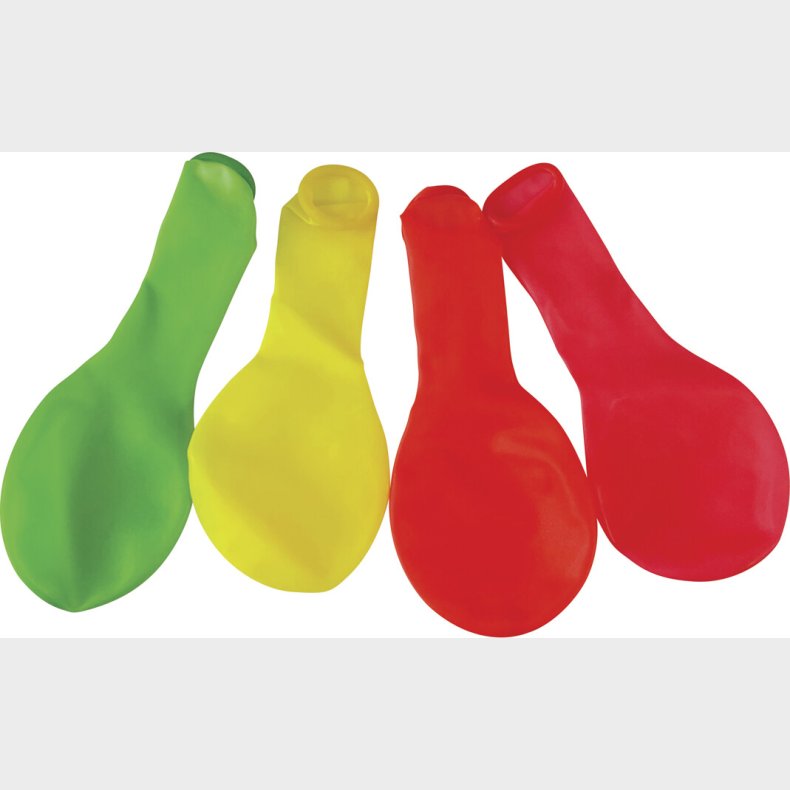 Ballon - Latex - Neonfarver - 23 Cm - 10 Stk - Scanseason