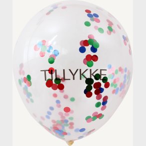 Ballon Tillykke - Latex - 30 Cm - 5 Stk - Scanseason