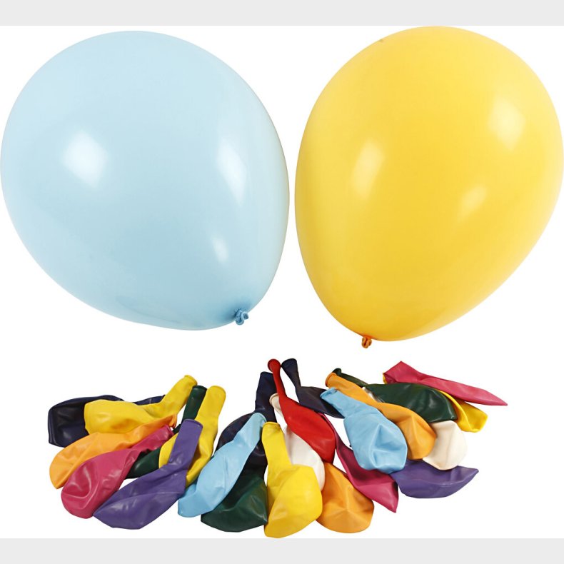Balloner -  43 Cm - Assorterede Farver - 50 Stk.