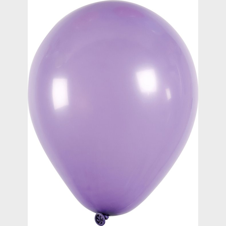 Lilla Balloner - Runde - 10 Stk