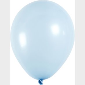 Lysebl Balloner - Runde - 10 Stk