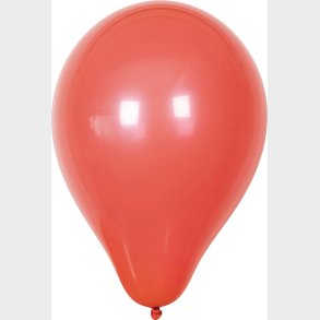 Rde Balloner - Runde - 10 Stk