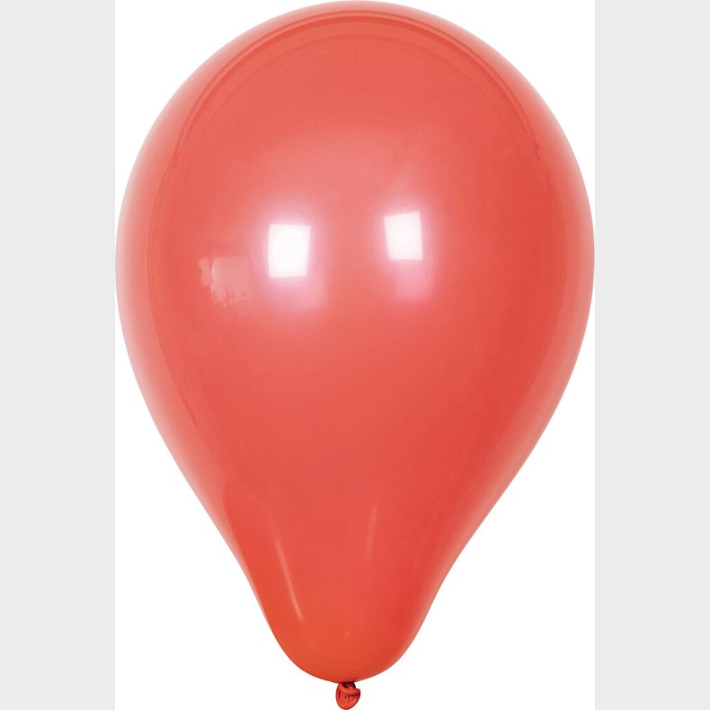 R�de Balloner - Runde - 10 Stk