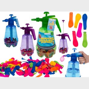 Vandballoner S�t Med Pumpe - Overraskelsesfarver - 100 Stk.