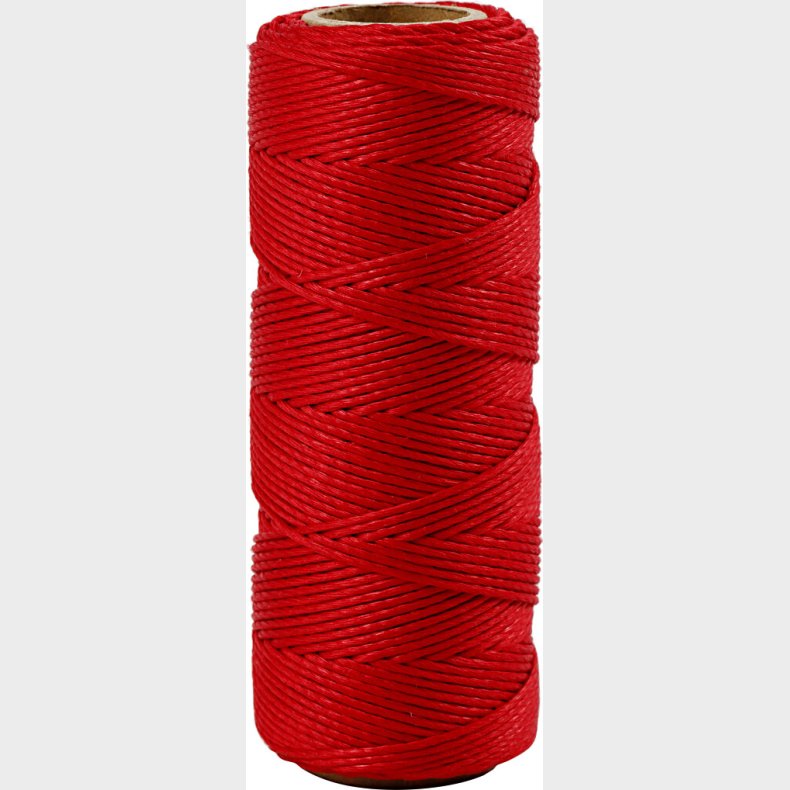 Bambus Snor - Tykkelse 1 Mm - Rd - 65 M