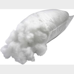 Bamsefyld - Hvid - 1 Kg