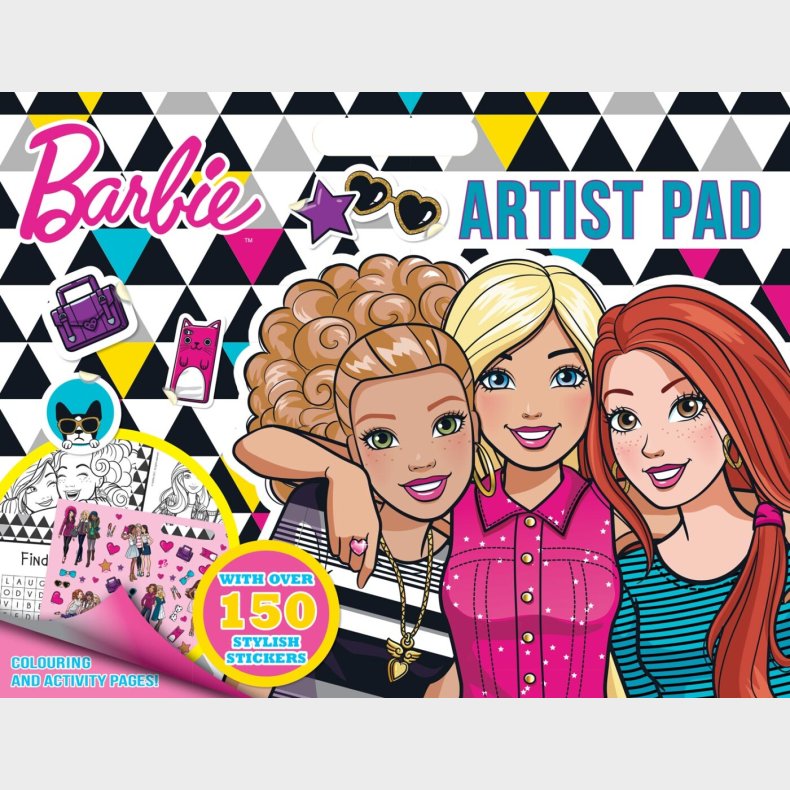 Barbie Artist Pad A3 Malebog - Alligator - Bog