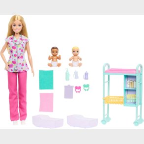 Barbie - Career Baby Doctor - Karriere B�rnel�ge Dukke Leges�t