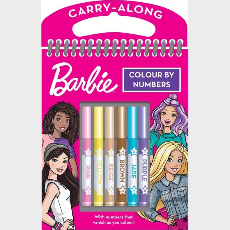 Barbie Colour By Numbers Set - Alligator