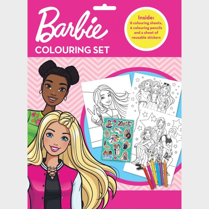 Barbie Colouring Set - Alligator