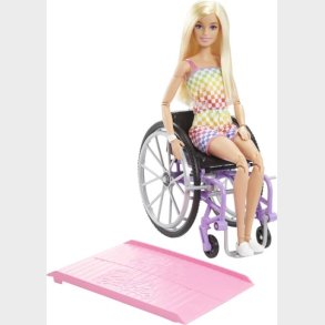 Barbie - Dukke I Krestol - Blond