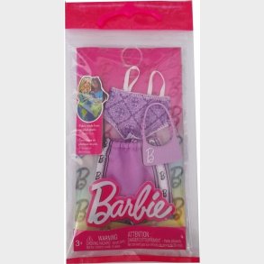 Barbie - Fashion Dukke Tj Og Accessories - Komplet St - Lilla