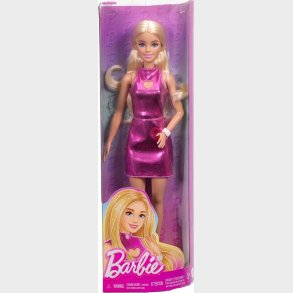 Barbie Dukke - Fashionista - Pink Kjole Med Hjerte Udsk�ring